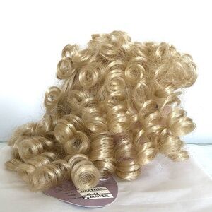 Doll wig blonde Ringletts size 10 curly long doll wig blonde by playhouse coll.